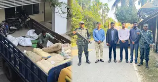 ফরিদপুরের ভ্রাম্যমাণ আদালতের অভিযানে ২ টন নিষিদ্ধ পলিথিন জব্দ